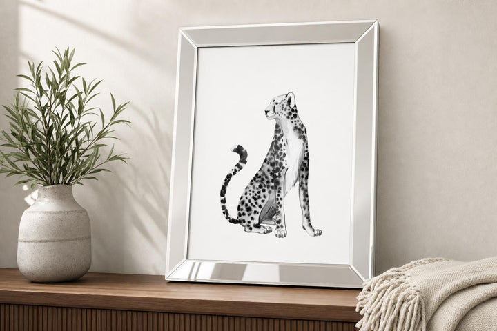 Chrome Cheetah II By Grace Popp - Dark Gray