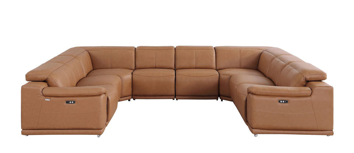 9762 - 8-Piece U-Shaped Sectional Sofa With 4 Power Recliners