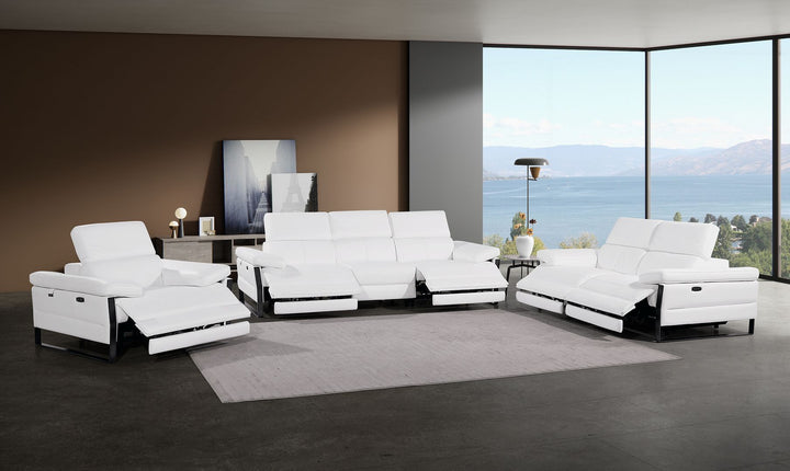 1246 - Modular Power Dual Reclining Sofa, Loveseat, And Chair Set With Power Headrests