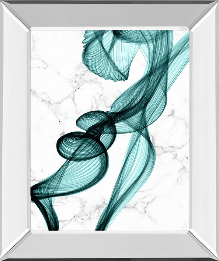 Teal Ribbons II By Irena Orlov - Light Blue