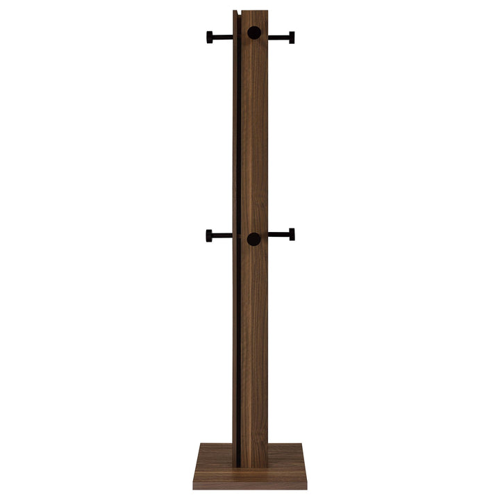 Rikkie Engineered Wood Coat Rack Walnut
