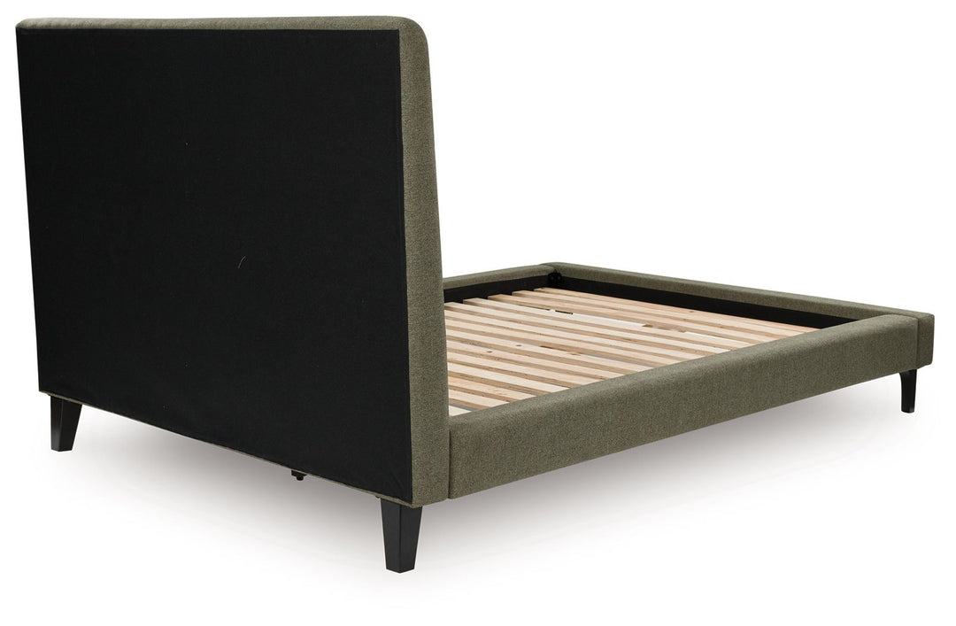 Chirason - Upholstered Bed With Roll Slats