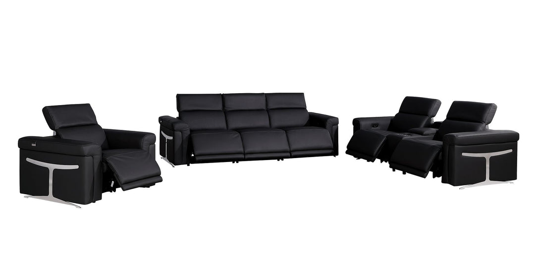 1126 - 7-Piece Modular Power Reclining Sofa, Loveseat &amp; Chair Set In With 6 Power Recliners &amp; Power Headrests