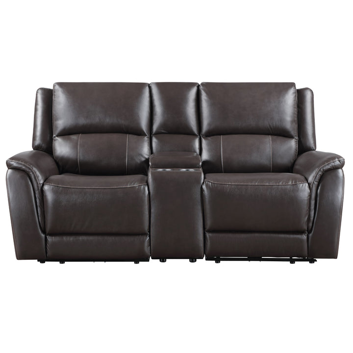 Alexandria - Power Reclining Console Loveseat