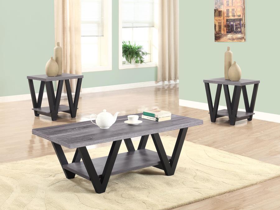 Stevens - Rectangular Coffee Table Set
