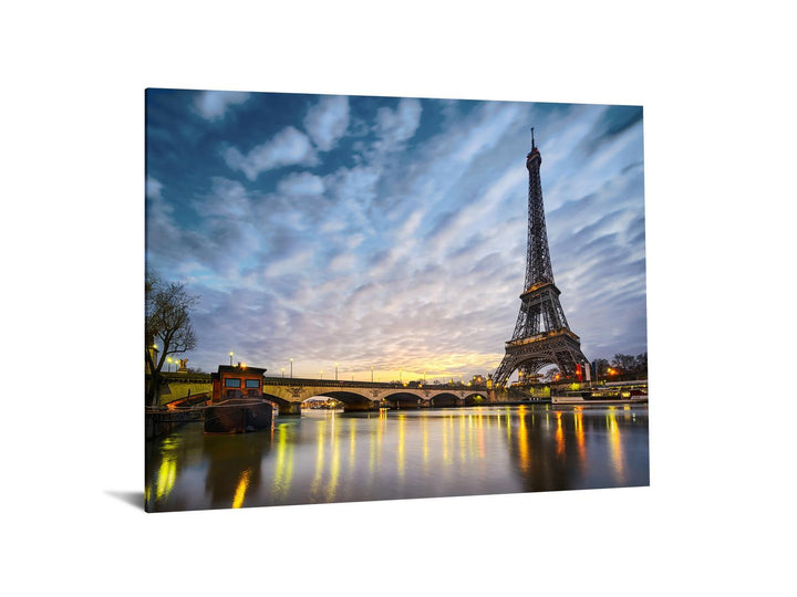 Tempered Glass Plus Foil Eiffel Tower - Blue