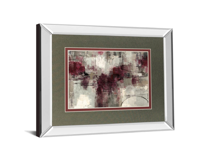 Stone Gardens By Silvia Vassileva - Mirror Framed Print Wall Art - Purple