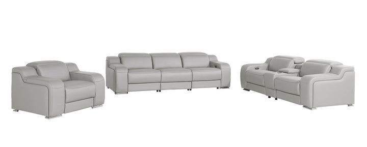 1116 - 7-Piece Modular Power Reclining Sofa, Loveseat &amp; Chair Set In With 5 Power Recliners &amp; Power Headrests