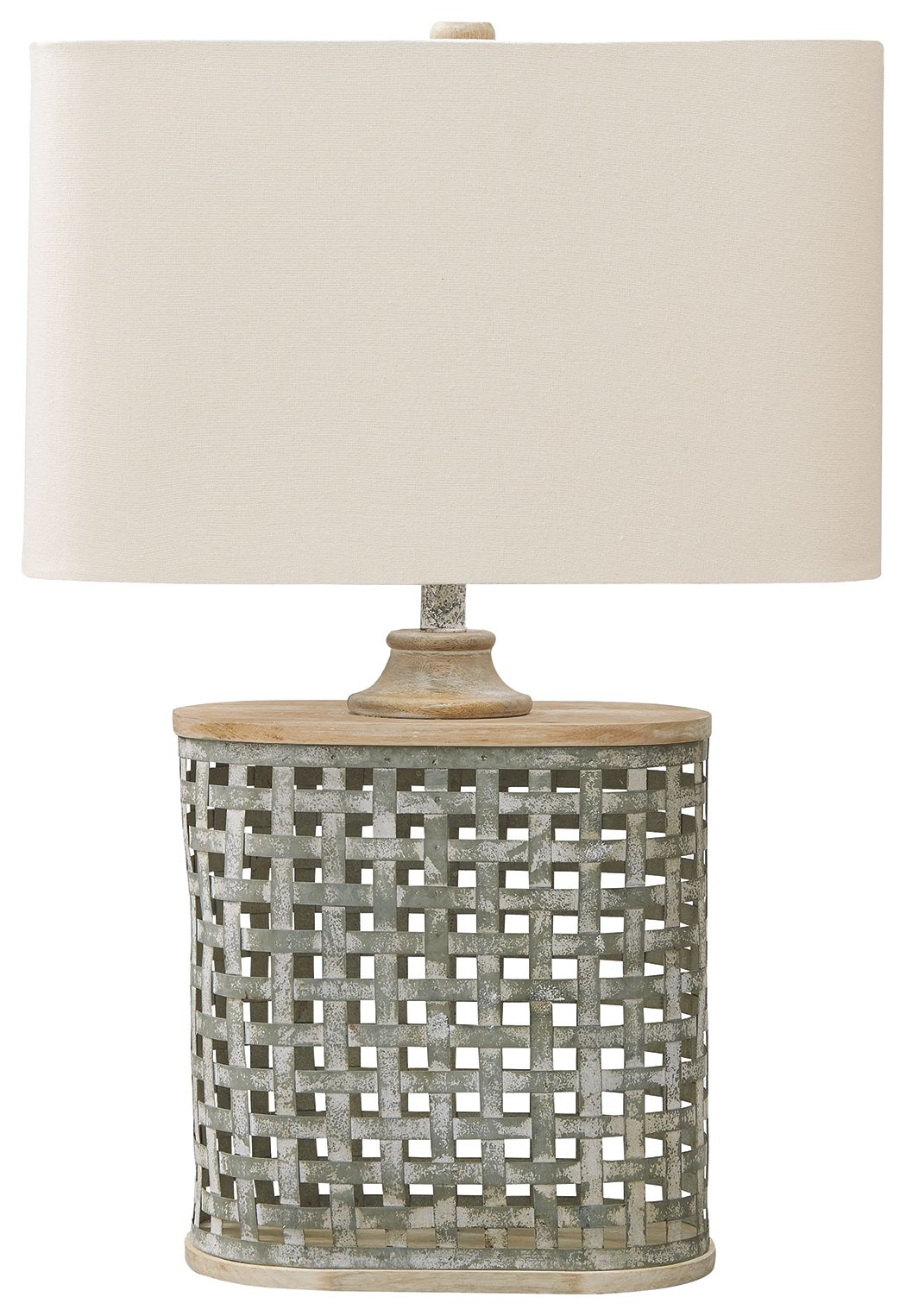 Deondra - Gray - Metal Table Lamp