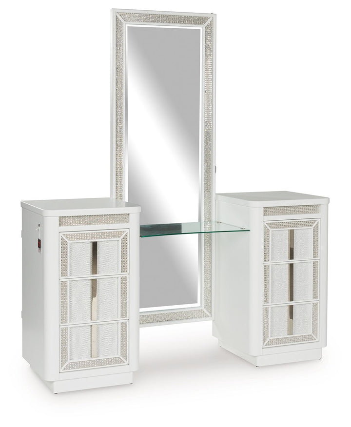 Chalanna - White - Vanity With Mirror