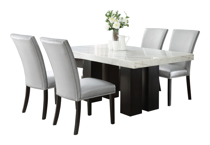 Camila - Rectangular Dining Set - White Top