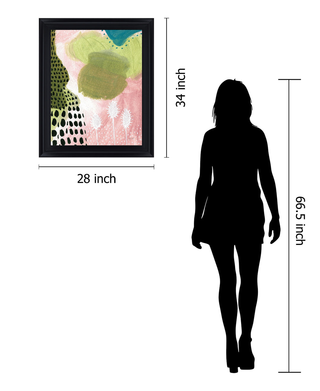 Garden Whimsy - 28" x 34" Framed Wall Art