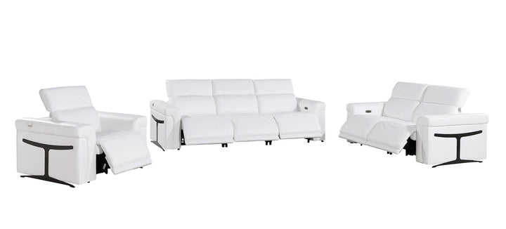 1126 - 6-Piece Modular Power Reclining Sofa, Loveseat &amp; Chair Set In With 6 Power Recliners &amp; Power Headrests