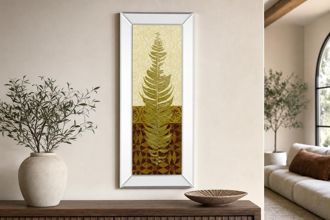 Tropical Frond II By Alonzo Saunders - Light Brown
