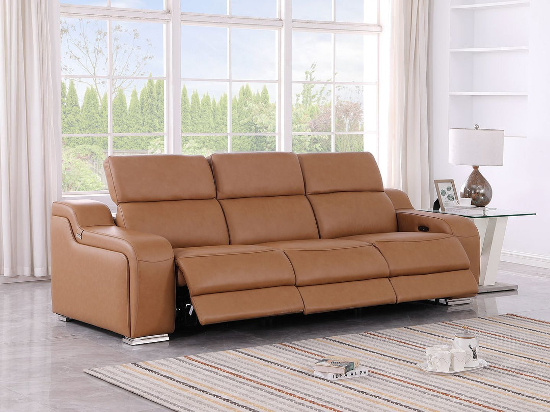 1116 - 3-Piece Modular Power Reclining Sofa In With 3 Power Recliners &amp; Power Headrests