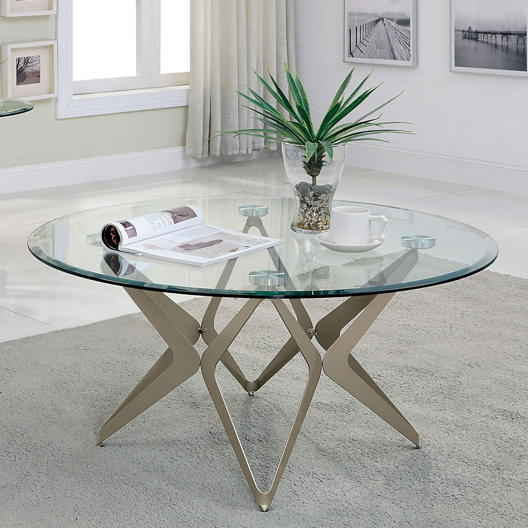 Villarsglane - Coffee Table - Pearl Silver