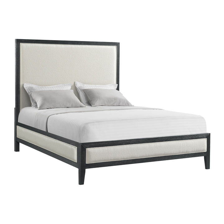 Versailles Contemporary - Fabric Panel Bed With Low Footboard