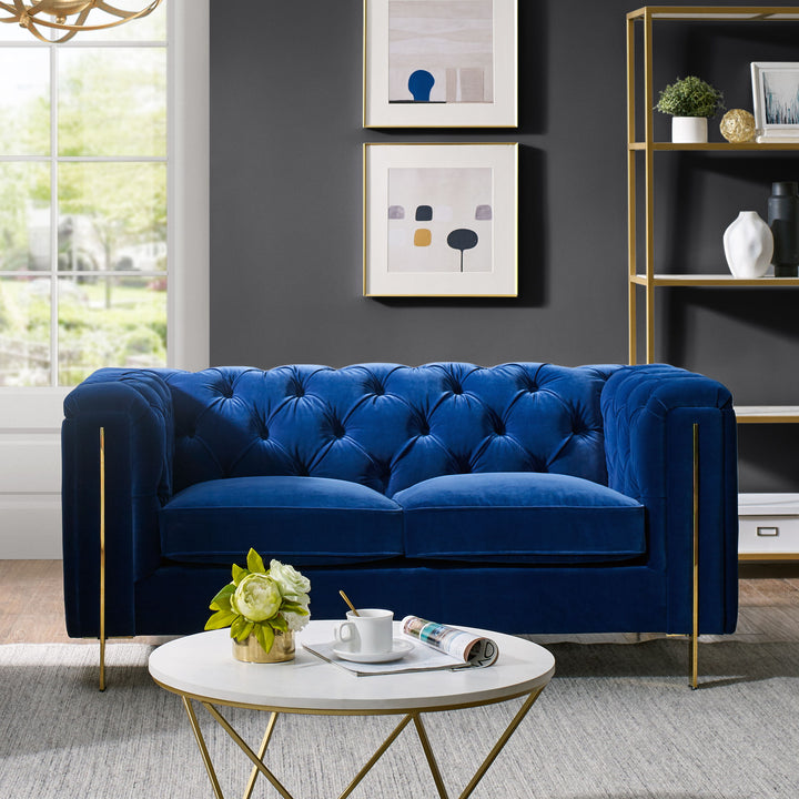 Charlene - Velvet Loveseat