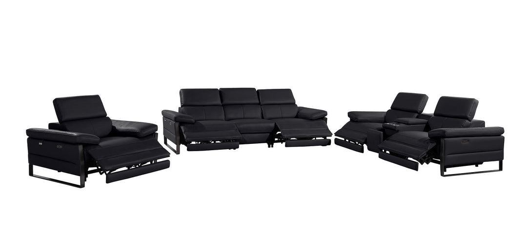 1246 - Modular Power Dual Reclining Sofa, Console Loveseat, And Chair Set With Power Headrests
