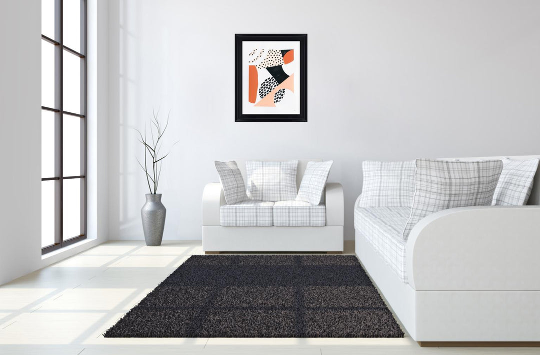 Terracotta Motion - 28" x 34" Framed Wall Art