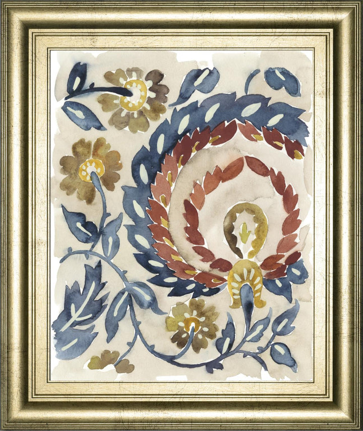 22x26 Paisley Path I By Chariklia Zarris - Beige