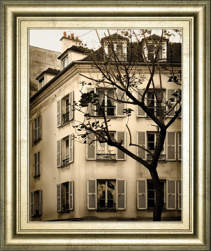 Latin Quarter I By Milla White - Framed Print Wall Art - Black