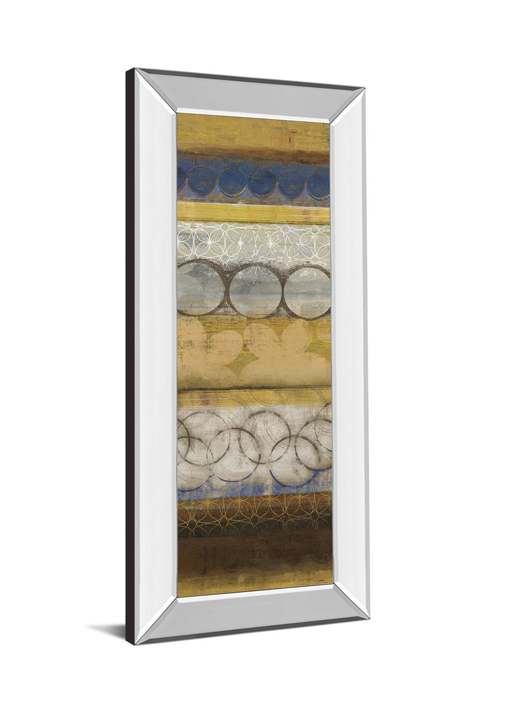 Mellow Il By Allison Pearce - Mirror Framed Print Wall Art - Yellow