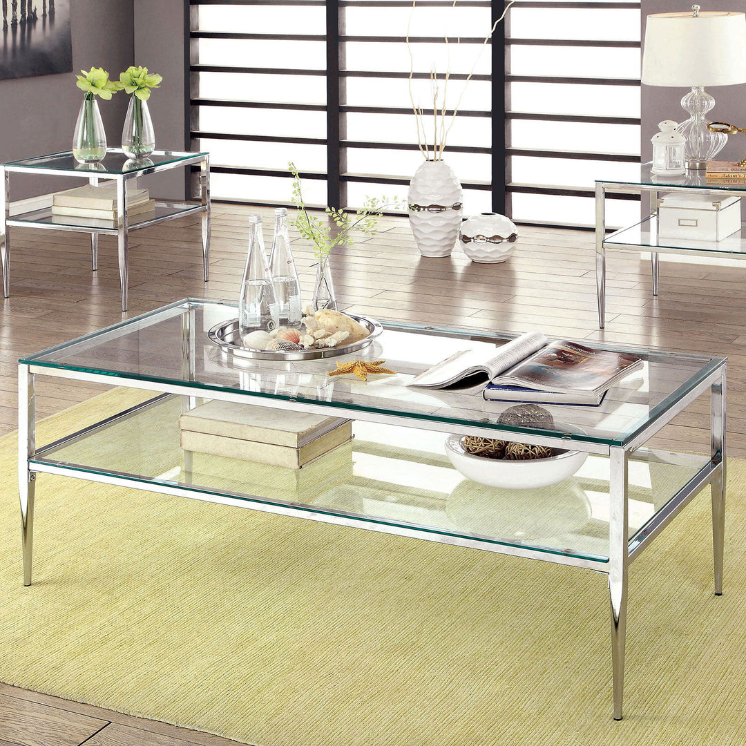 Tanika - Coffee Table - Pearl Silver