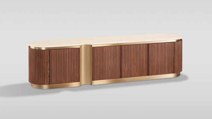 Valente TV Console (Walnut)