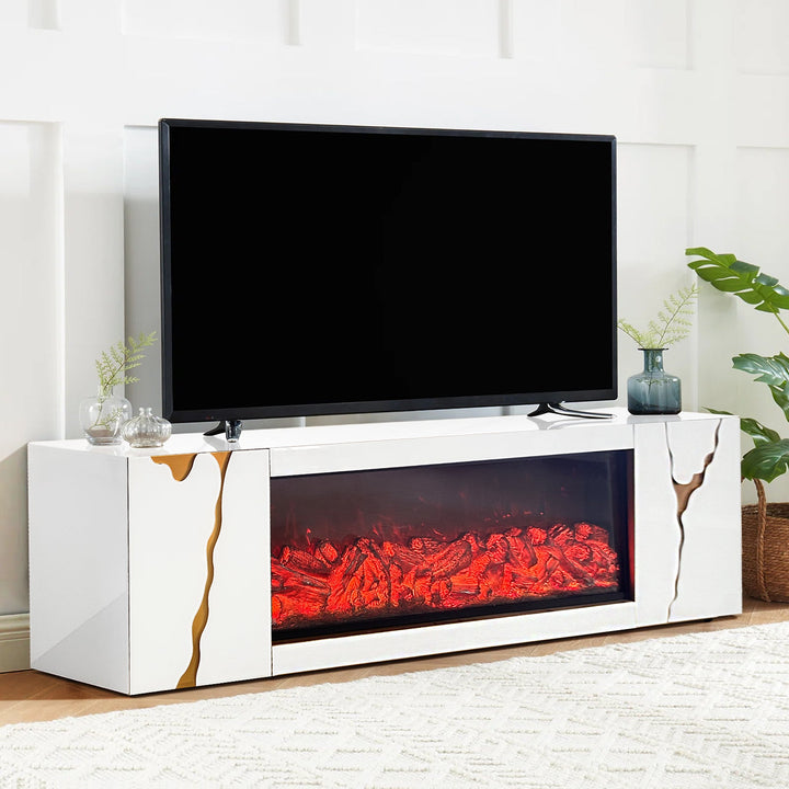 A-TV01 Rosa TV Stand (White)