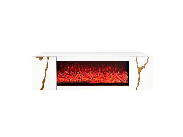 A-TV01 Rosa TV Stand (White)