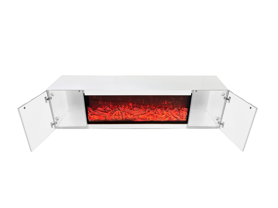 A-TV01 Rosa TV Stand (White)