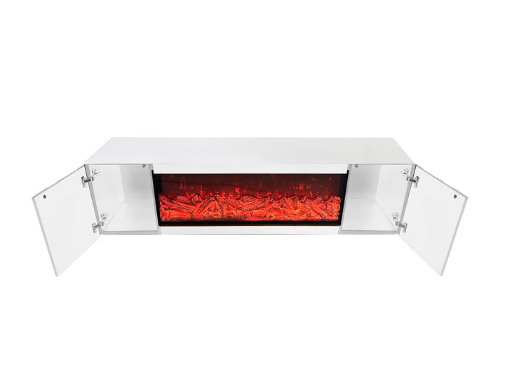 A-TV01 Rosa TV Stand (White)