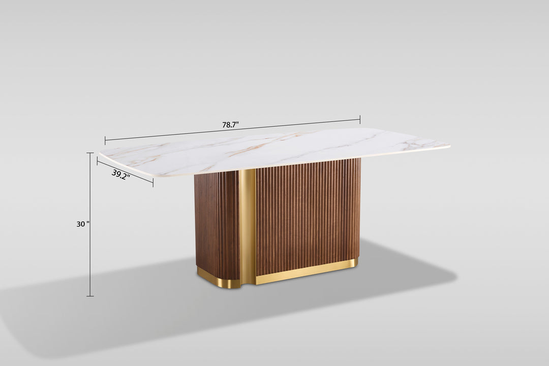 D1580 Valente (White/Walnut)