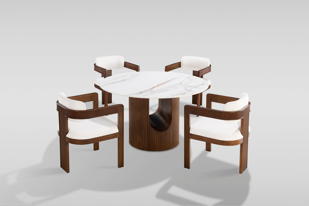 D1581 Jorri (White/Walnut)