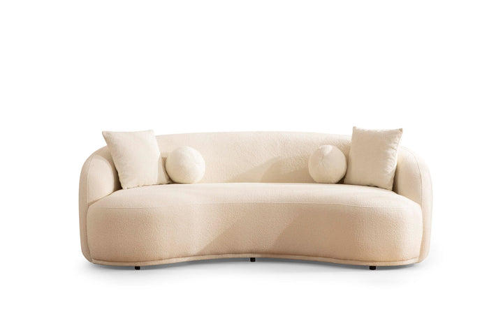 Bonita Ivory Boucle Sofa 91" &amp; Loveseat 81" [ETA: 10/10]