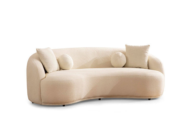 Bonita Ivory Boucle Sofa 91" &amp; Loveseat 81" [ETA: 10/10]