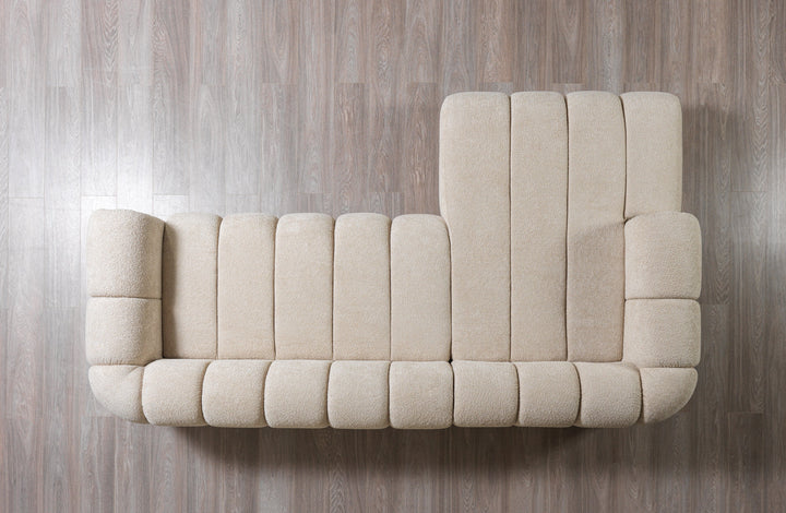 Lis Sand Boucle LAF 115" Sectional [ETA: 8/25]