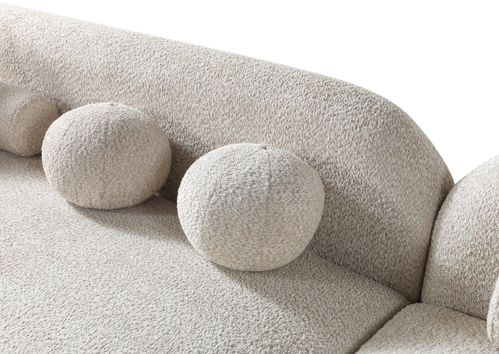 Liva Sand Boucle RAF 110" Sectional