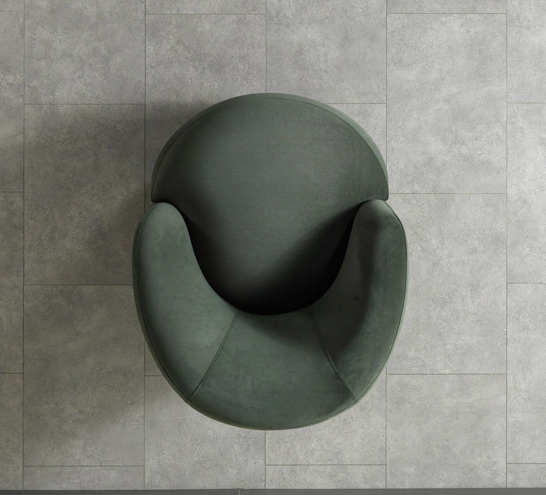 Bonita Green Velvet Accent Chair