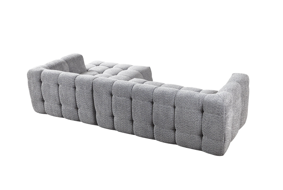 Ivy Gray Boucle RAF 110" Sectional