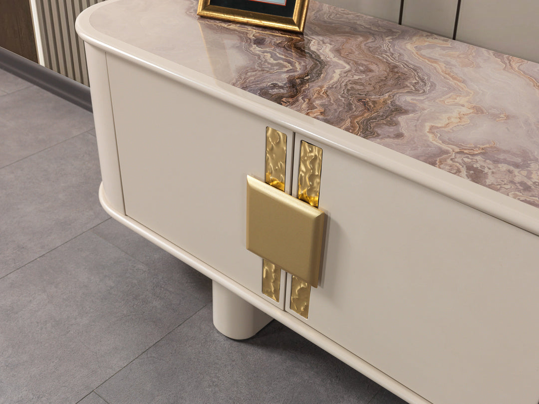 Carlina Ivory Tv Stand