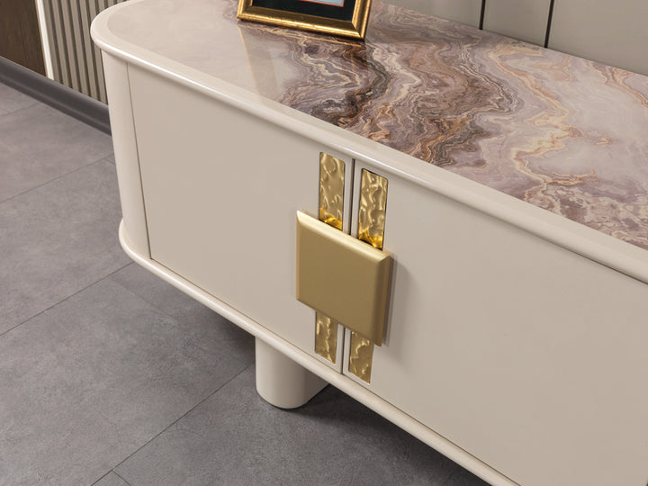 Carlina Ivory Tv Stand