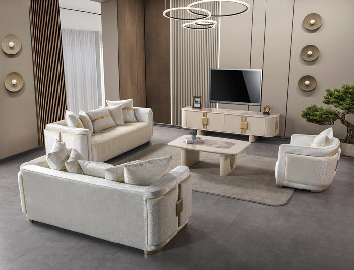 Carlina Ivory Coffee Table