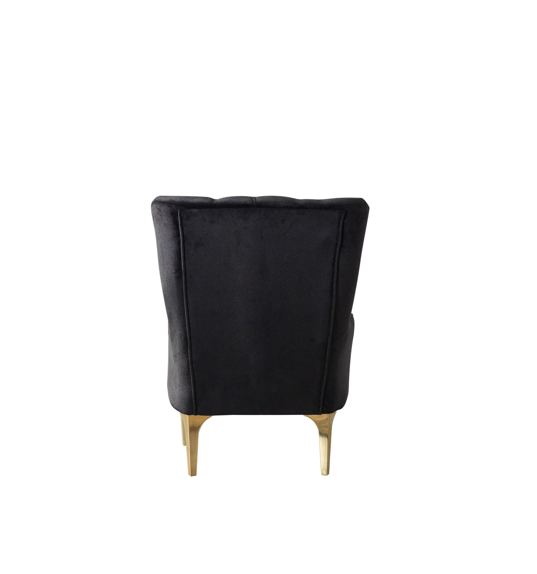 Florence Black Velvet Chair