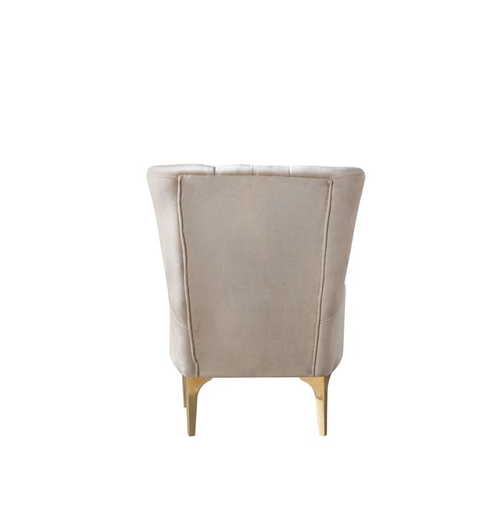 Florence Ivory Velvet Chair