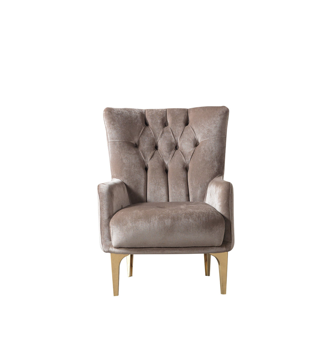 Florence Coffee Velvet Chair