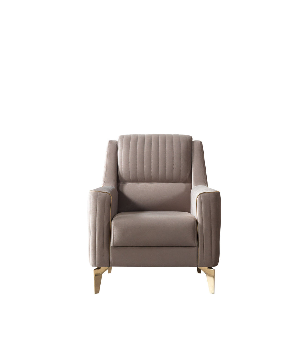 Sandra Coffee Velvet Chair