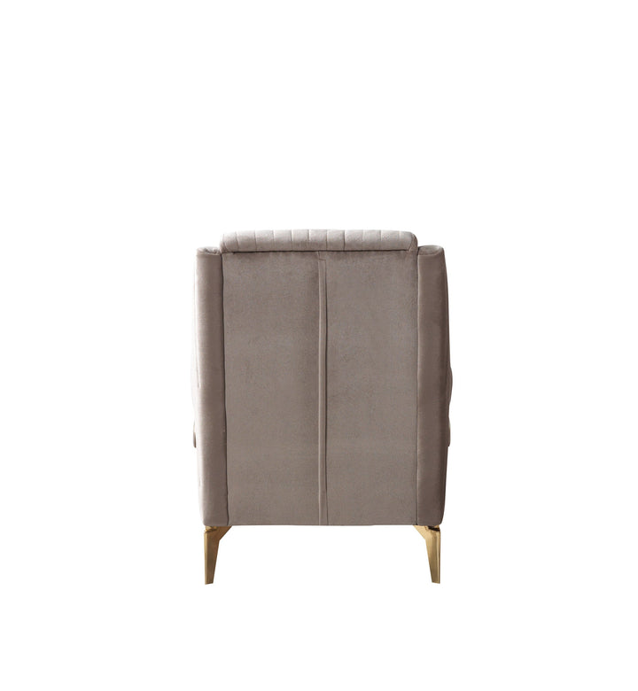 Sandra Coffee Velvet Chair