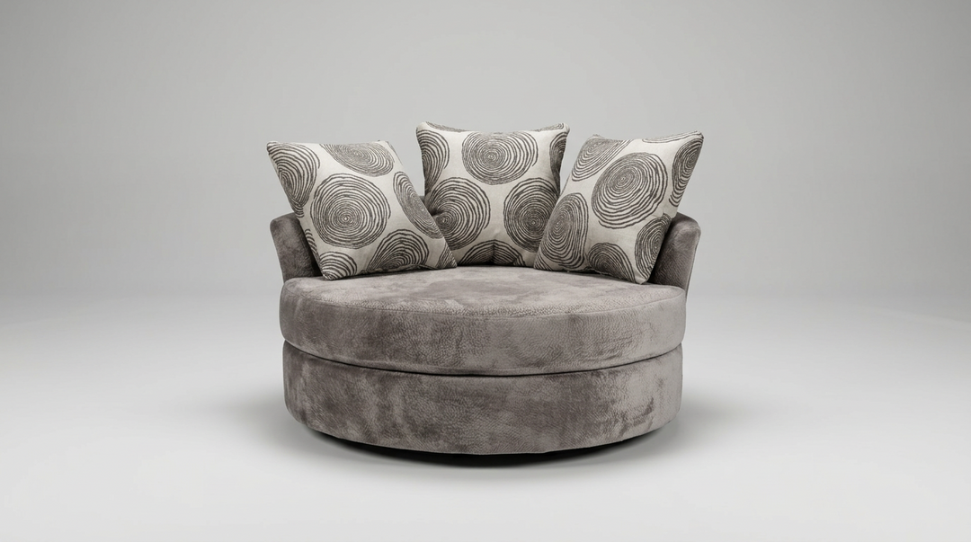 S1025 Swivel Chair (Smoke)